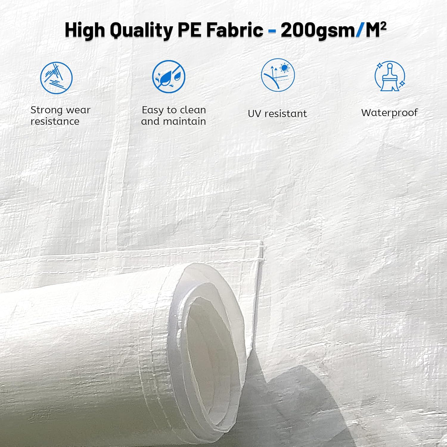 12 X12 Gazebo Cover For Hardtop Gazebos, Outdoor Universal Winter Gazebo Cover With Sidewalls And Mesh Windows, All Season Waterproof Enclosed Gazebo Cover, White