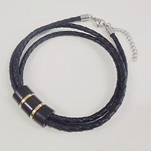Men's Braided Leather Cord Bracelet