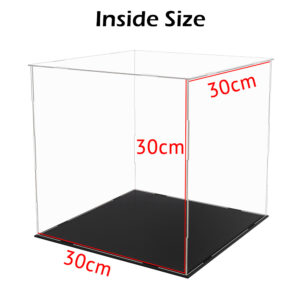 30x30x30CM Acrylic Display Case Clear Dustproof Box Model Toy F Igure Collectible