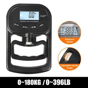 Grip Strength Tester 396Lbs180Kg Digital Hand Dynamometer Grip Strength Tool