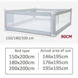 Bed Rails Adjustable Folding Kids Safety Toddler Rail Guard Protect 200