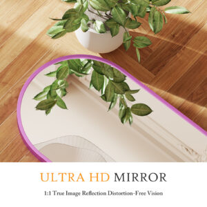 Arched Full Length Mirror, Full Body Standing Mirror, Hanging Or Leaning, For Home