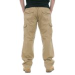 Loose-fitting Jogger Pants With A Straight Leg And Multiple Pockets Casual Trousers