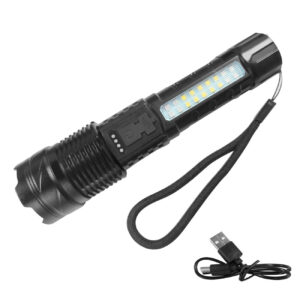 15000000LM Brightest LED Flashlight Rechargeable Tactical Police Work Light Lamp