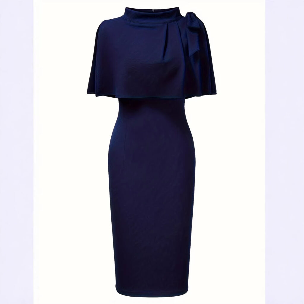 Three-dimensional Waist-cinching Body-hugging Pencil Skirt Solid Color