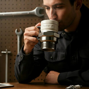 Plug Mug, Engine Plug Design, Novelty Coffee Mug For Daily Coffee