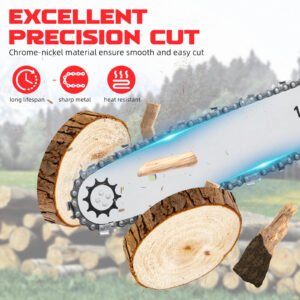 12 Inch Cordless Chainsaw,Electric Handheld Wood Cutter Battery For 21V