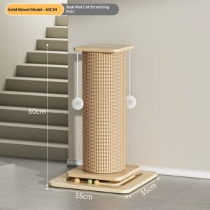 Cat Scratch Post And Cat Tree Combo, Lint-free Cat Toy