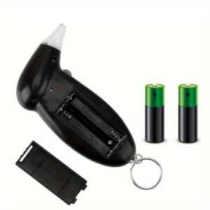 Support Pan European：Alcohol Tester Police-Accurate Alcohol Measuring Device Breathalyzer 5 Mouthpieces
