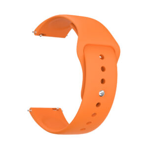 Silicone Monochrome Sports Watch Strap