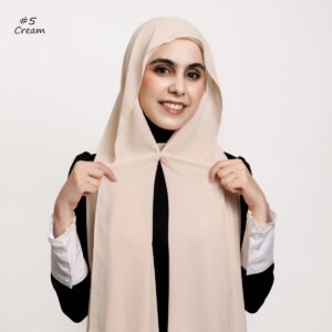 Solid-color High-quality Silky-soft Thick Chiffon With Built-in Magnets