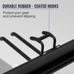 NEW 3x Garage Garden Tool Holder Storage Rack Shed Wall Mounted Organiser Long Hooks