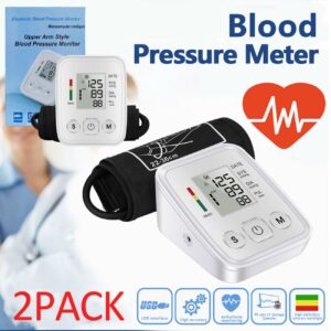 Digital Blood Pressure Monitor Automatic Cuff BP Heart Rate Machine Pulse Meter