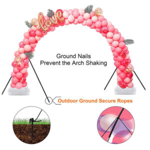 Balloon Arch Column Frame Garland Adjustable Arch Stand Wedding Party Decor