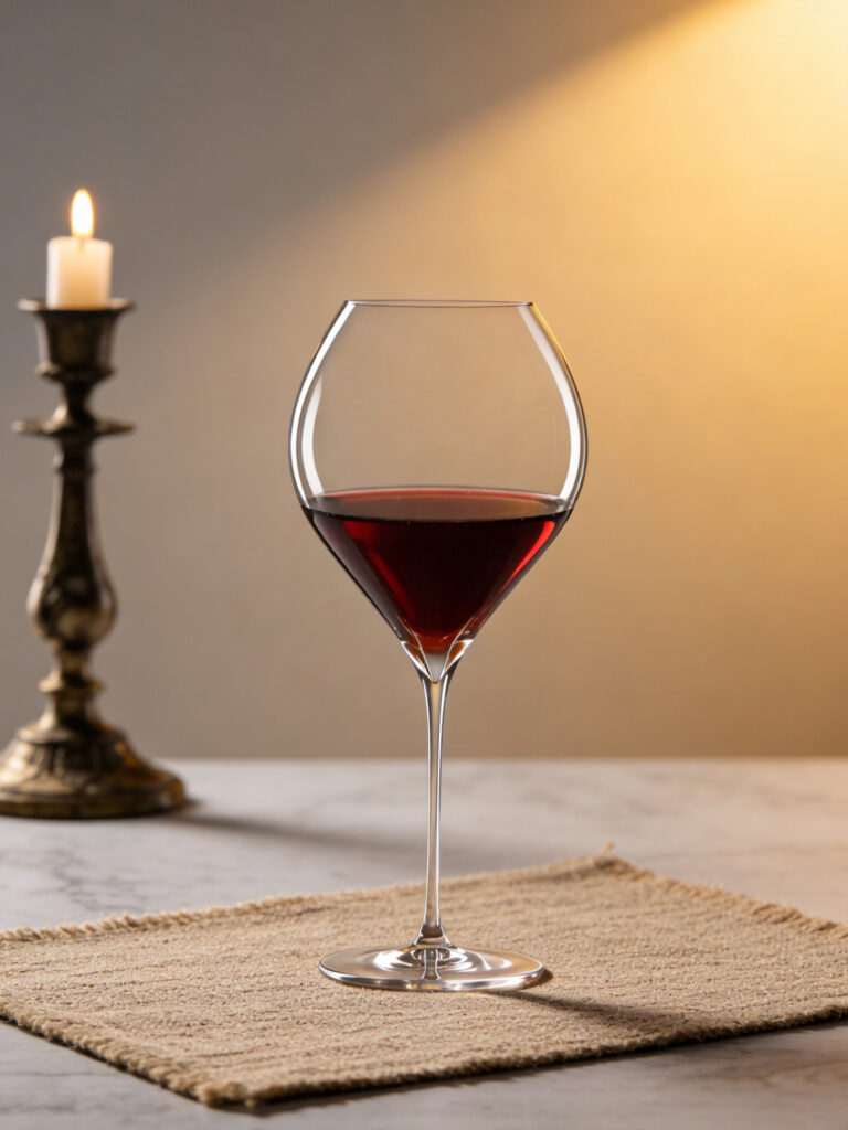 Solid-color High-end Crystal Glass Handcrafted Red Wine Glass