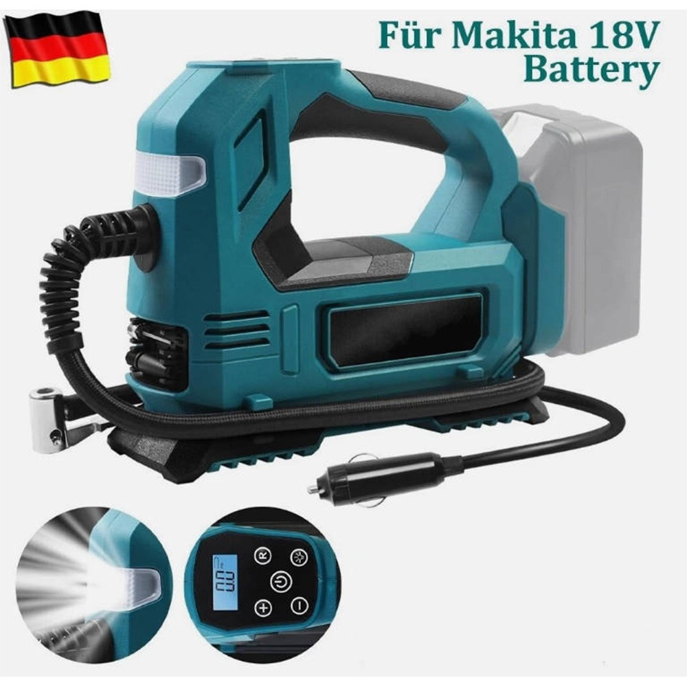 Support Pan European:For Makita Battery 25-Cylinder Cordless Air Compressor Electric Tire Inflator - Image 3