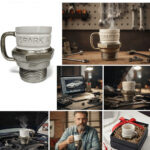 Plug Mug, Engine Plug Design, Novelty Coffee Mug For Daily Coffee