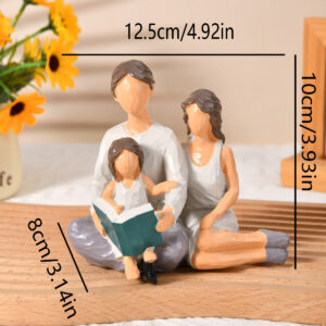 Family Statue Home Decor Gift Resin Craft Ornament