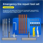 Support Pan European：TIRE REPAIR SET 58 PCS MOTORCYCLE/CAR TIRE PATCH KIT EMERGENCY TOOL SET