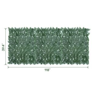 Artificial Hedge Fake Ivy Leaf Garden Fence Privacy Screening Roll Wall Panel