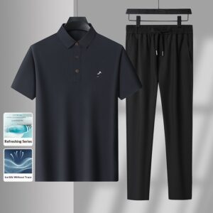 T-shirt Casual Sport Two-piece Set Casual Pants