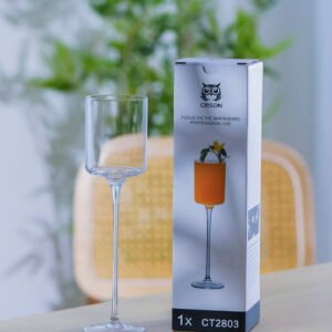 Crystal Glass High-stemmed Cocktail Glass Minimalist Champagne Flute