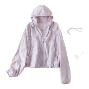 Ice-silk Quick-drying Sun-protective Clothing For Petite Figures