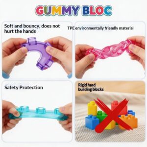Jelly Block Decompression Toy For Children