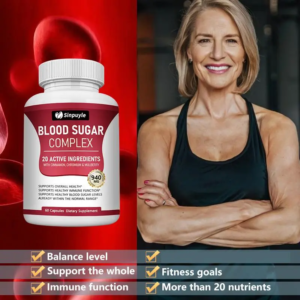 Blood Sugar Complex With Cinnamon, Chromium And Mulberry - 20 Active Ingredients, 60 Capsules - Supports Healthy Blood Sugar Levels