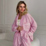 New Plaid Pajama Two-Piece Thin Set