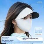 Women's 2-in-1 Sun-Protective Face Mask Seamless Hat