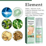 Jaysuing Back Acne Repair Spray, Repair Body Acne Fade Acne Mark Skin Care Spray