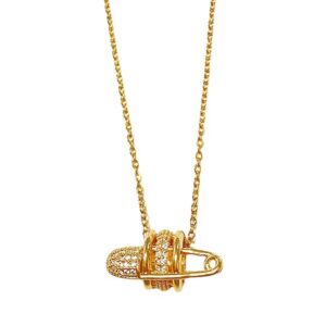 New Style Niche Diamond-Encrusted Pendant Minimalist Elegant All-Match Necklace