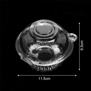 NEW 1 0 0 SINGLE CUPCAKE BOXES CLEAR MUFFIN HOLDER CASES DOMES CUPS PODS CONTAINERS UK