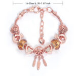 New Rose Gold Bracelet European And American Style Bangle
