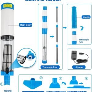 Wireless Vacuum Cleaner For Cordless Swimming Pool