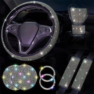 All-Season Rhinestone Car Steering Wheel Cover
