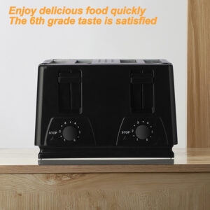 4 Slice Toaster Bread Maker Variable Defrost Reheat Extra Wide Slot UK