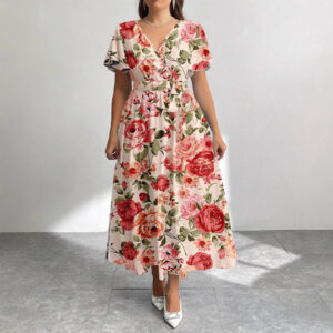 Women's Bohemian Minimalist Fashionable Casual Dress