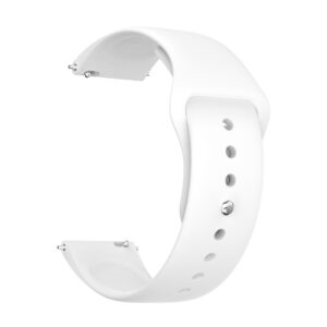Silicone Monochrome Sports Watch Strap