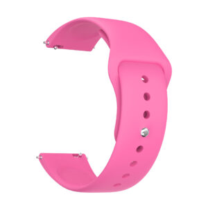 Silicone Monochrome Sports Watch Strap