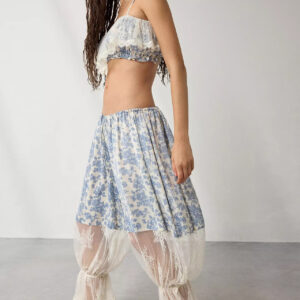 Women's Comfortable Pajama Drawstring Mid-Length Pants