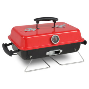 Portable Charcoal Grill, Tabletop Outdoor Barbecue Smoker, Small BBQ Grill For Outdoor Cooking Camping Picnics Beach