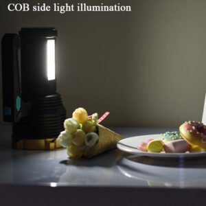 Most Powerful 1200000lm LED Flashlight Super Bright Torch Lamp USB Rechargeable