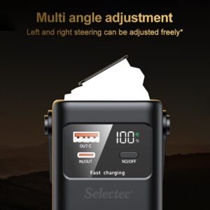 120W Portable Power Bank Large Capacity External Battery Fast Charging