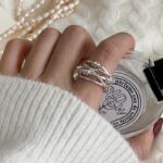 925 Sterling Silver Retro Ring Niche Light Luxury, Anti Fade, Ins Trendy Versatile Women Ring