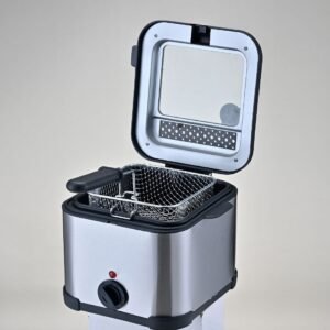 2. 5Ltr Compact 1 0 0W Electric Stainless Steel Deep Fat Fryer Non-stick Chip Pan