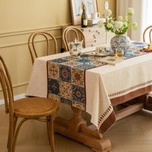 Feiyang Tablecloth Moroccan-style Dining Table Cloth American Cotton