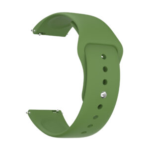 Silicone Monochrome Sports Watch Strap