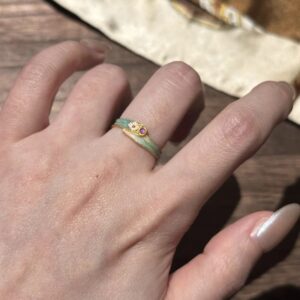 Elegant Purple Drip Glaze Ring, Artistic Butterfly Niche Style, Daily Casual High-grade Finger Ring